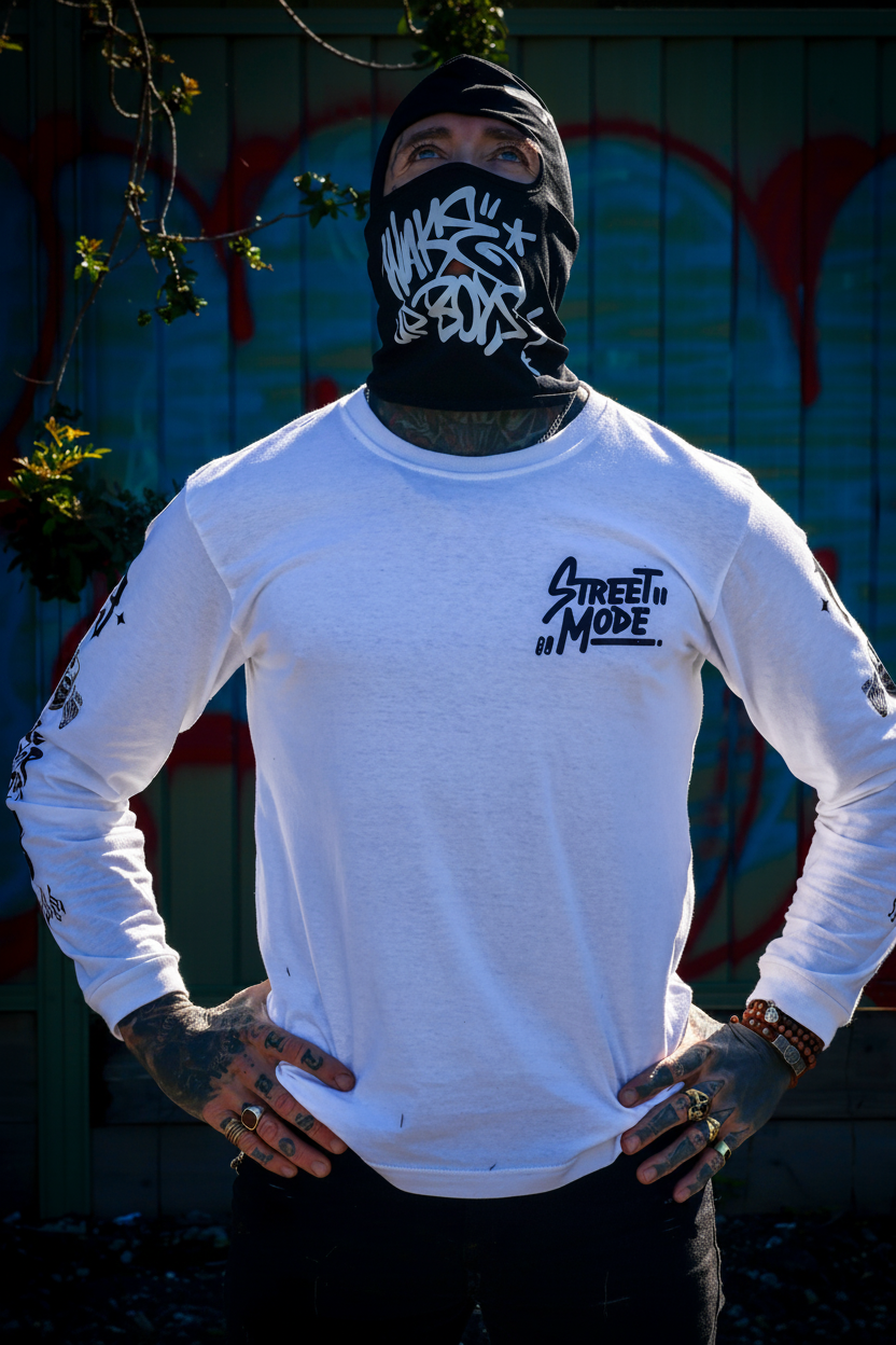 Street Mode '666' Graphic Long Sleeve Tee