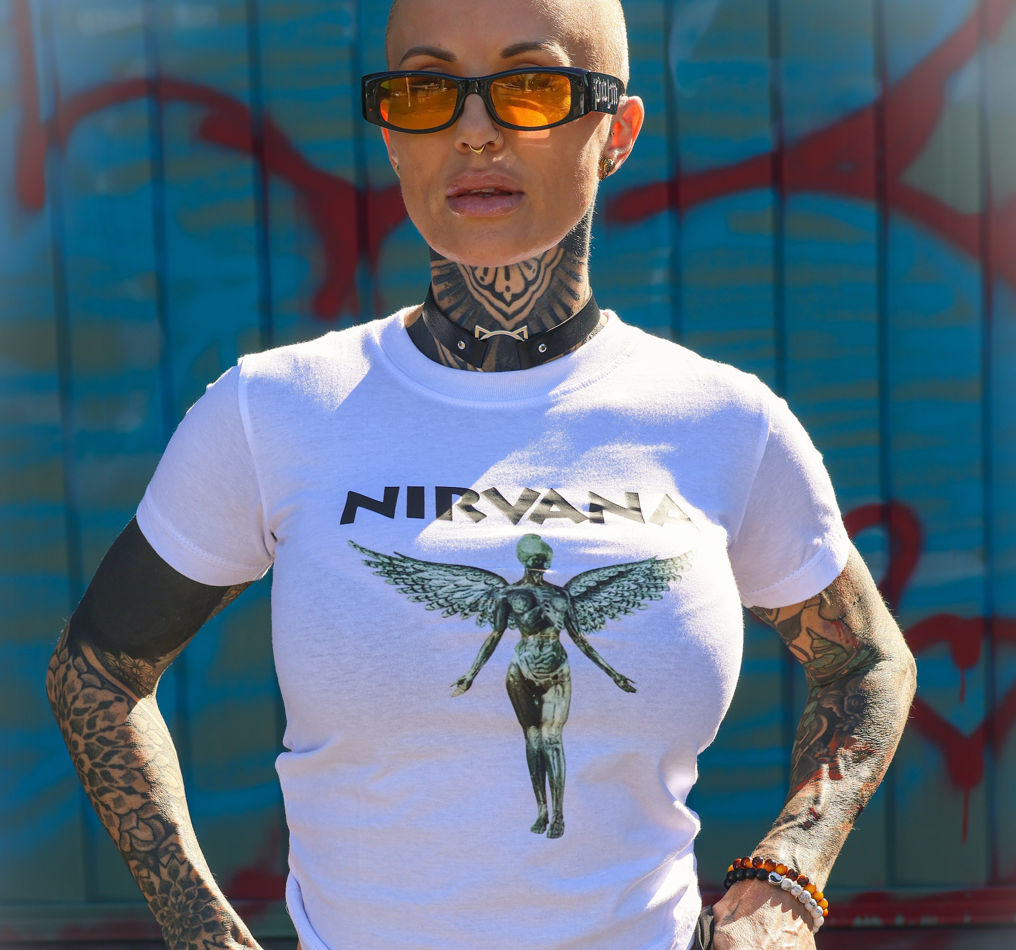 Grunge Angel Graphic Tee
